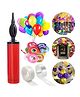 Zyozi Balloon Arch Decorating Kit Hand Balloon Pump Multicolor Ribbon Arch and Glue Dot MultiColor (pack Of 9)