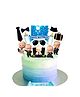 Zyozi 1 set Boss Baby Theme Birthday Party Cake topper for Boys Blue and Black