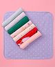 Ben Benny Terry 100% Cotton Knit Wash Cloths with Christmas Print Pack of 8 L 21.5 x B 21.5 cm - Multicolor