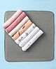 Ben Benny Terry 100% Cotton Knit Wash Cloths with Benny Print Pack of 8 L 21.5 x B 21.5 cm - Multicolor