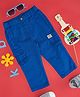 Pantaloons Baby Pocket Detailed Super Cute Text Patch Pant - Blue