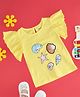 Pantaloons Baby Cotton Half  Sleeves Printed Tee - Yellow