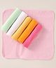 Ben Benny Terry Knit Wash cloth Solid Colour Pack of 6 L 26.5 x B 26.5 cm - Pink & Yellow