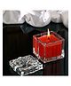 Parkash Candles Premium Scented Organic Aroma Paraffin Wax Glass Jar Candle (Red - Vannity)