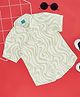 YU by Pantaloons Half Sleeves Abstract Printed Shirt - Mint Green