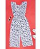 YU by Pantaloons Sleeveless Floral Printed Frill Design Jumpsuit - White
