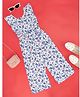 YU by Pantaloons Sleeveless Floral Printed Frill Design Jumpsuit - White