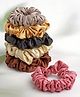 Vogue Hair Accessories Daily Wear Satin Scrunchies - Multi-Color