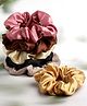 Vogue Hair Accessories Daily Wear Satin Scrunchies Pack of 6  - Multicolour