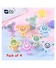 Ortis Mosquito Repellent Spinner Bands Pack of 4 (Color & Design May Vary)
