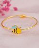 Vidushi Aastha 925 Sterling Silver Adjustable Bee Bangles- Golden