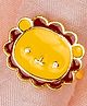 Vidushi Aastha 925 Sterling Silver Adjustable Lion Ring - Golden