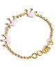 Vidushi Aastha 925 Sterling Silver Adjustable Crown Bracelet- Golden