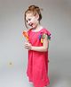 Masala Baby Cap Sleeves Sundancer Dress - Pink