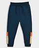 Mi Arcus 100% Cotton Cut & Sew Joggers - Blue