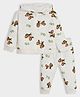 Mi Arcus Full Sleeves Bike Printed Sweatshirt with Coordinating Joggers Set - Off White