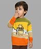 Mi Arcus 100% Cotton Animal Designed Knitted Sweater - Multi Color