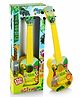 Sunny Animal Print Musical Guitar with 4 Strings (Colour May Vary)