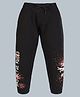 3PIN Break The Rules Text Printed Full Length Joggers - Black