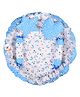Babytoons Baby Nest for New Born Reversible Bed Sleeping Bedding Set (0-6 Months, Blue)