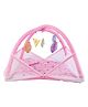 Babytoons Baby Bedding Set Mattress with Mosquito Net New Born Bed (0-6 Months, Pink)