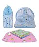Babytoons Baby Sleeping Products New Born Bedding Set (0-6 Months) Blue