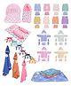 Babytoons 56 in 1 New Born Baby Complete Daily Items Combo(0-6 Months)