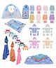 Babytoons 56 in 1 New Born Baby Complete Daily Items Combo(0-6 Months)