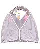Babytoons Baby Bedding for New Born Play Gym Bed with Mosquito Net (0-6 Months) Grey