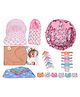 Babytoons Baby Products All New Born Combo Bedding with Clothing Set (0-6 Months) Pink Light
