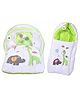 Babytoons New Born Baby Net Bed & Sleeping Bag Combo Gift Set(0-6 Month) Green