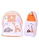 Babytoons Newborn Bedding Set Bed and Sleeping Bag Combo (0-6 Months) Orange