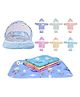 Babytoons Baby Bedding & Clothing Set Combo New Born Gift Pack (0-6 Months) Blue