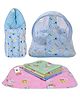 Babytoons Baby Sleeping Products New Born Bedding Set (0-6 Months) Blue