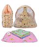 Babytoons Baby Sleeping Products New Born Bedding Set (0-6 Months) Orange