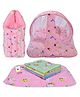 Babytoons Baby Sleeping Products New Born Bedding Set (0-6 Months) Pink