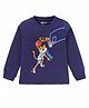 Bodycare Single Jersey Knit Full Sleeves Tiger Printed T-Shirt - Navy Blue