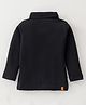 Bodycare Cotton Knit Full Sleeves Turtle Neck Solid Colour T-Shirt - Black