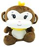 BitFeex Monkey Super Soft & Plush Animal Toys For Kids Brown- Height 40 cm