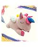 BitFeex Unicone Super Soft & Plush Animal Toys For Kids Pink- Length 48 cm