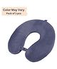 BitFeex Plush Neck Pillow Neck Support Travel in Flight Car Train for Sleeping Lightweight Travel Pillow - Color May Vary