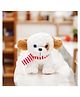 VoiDrop Baby Super Cute Plushie Soft Dog toy for kids | Plush Soft Toys for Baby Boys and Girls Kids Brown and White - Height 25 cm