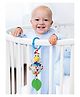 Baby Moo Chicken White Hanging Toy With Vibrations With Teether