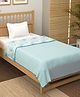 Story@Home Cotton 100% Cotton Reversible Dohar Double Bed AC Summer/Blanket/Quilt Double (Sky Blue & White, 86