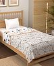 Story@Home Superfine Camric Cotton Grey Yellow Floral 2 UNIT Bedcover Super Soft Single