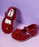 Minesole Floral  Embellished  Ballerinas - Red