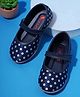Minesole Polka Dots  Detailed Ballerinas - Blue