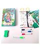 Happy Hues Pen Control Training for kids-Lines & Curves Wipeable Practice Sheets- 16 Double Sided Sheets for Kindergarten Toddlers.