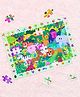VGRASSP 70 Pcs Jungle And Animal Themed Educational Jigsaw Puzzle Toy For Kids - Search, Find And Connect The Forest Themed Interlocking Puzzle Pieces For Boys And Girls (Size - 48.5 X 34 CM)