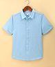 Under Fourteen Only Half Sleeves Abstract Printed Shirt - Blue